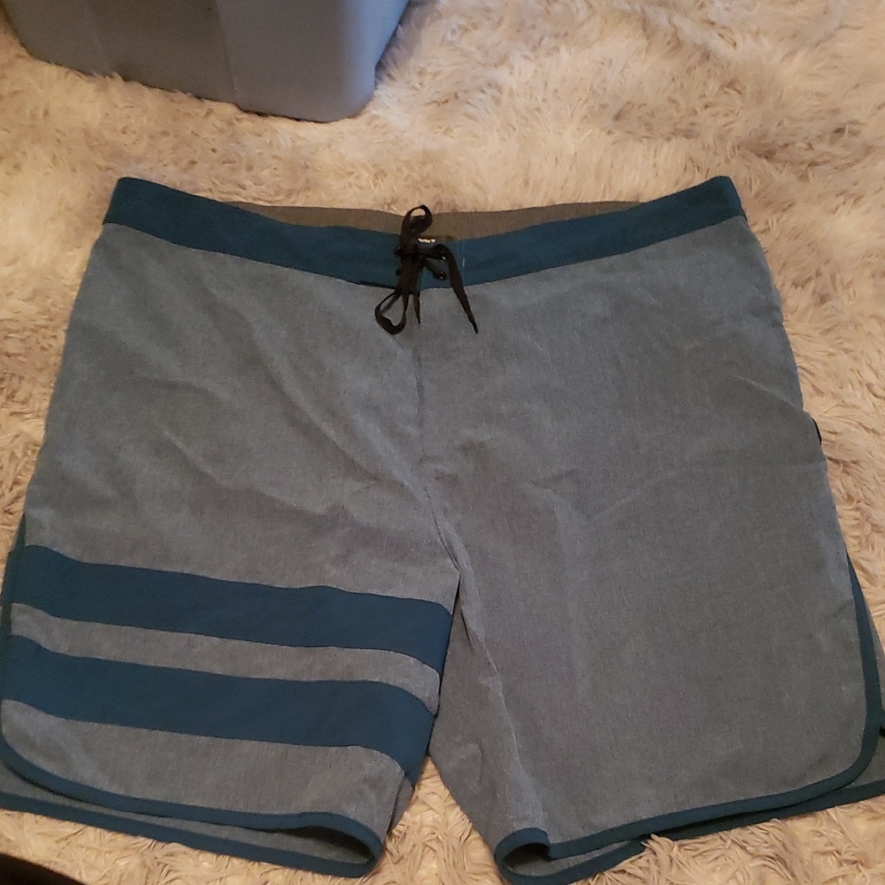 Hurley Blue Board Shorts Quick-Drying Swimwear